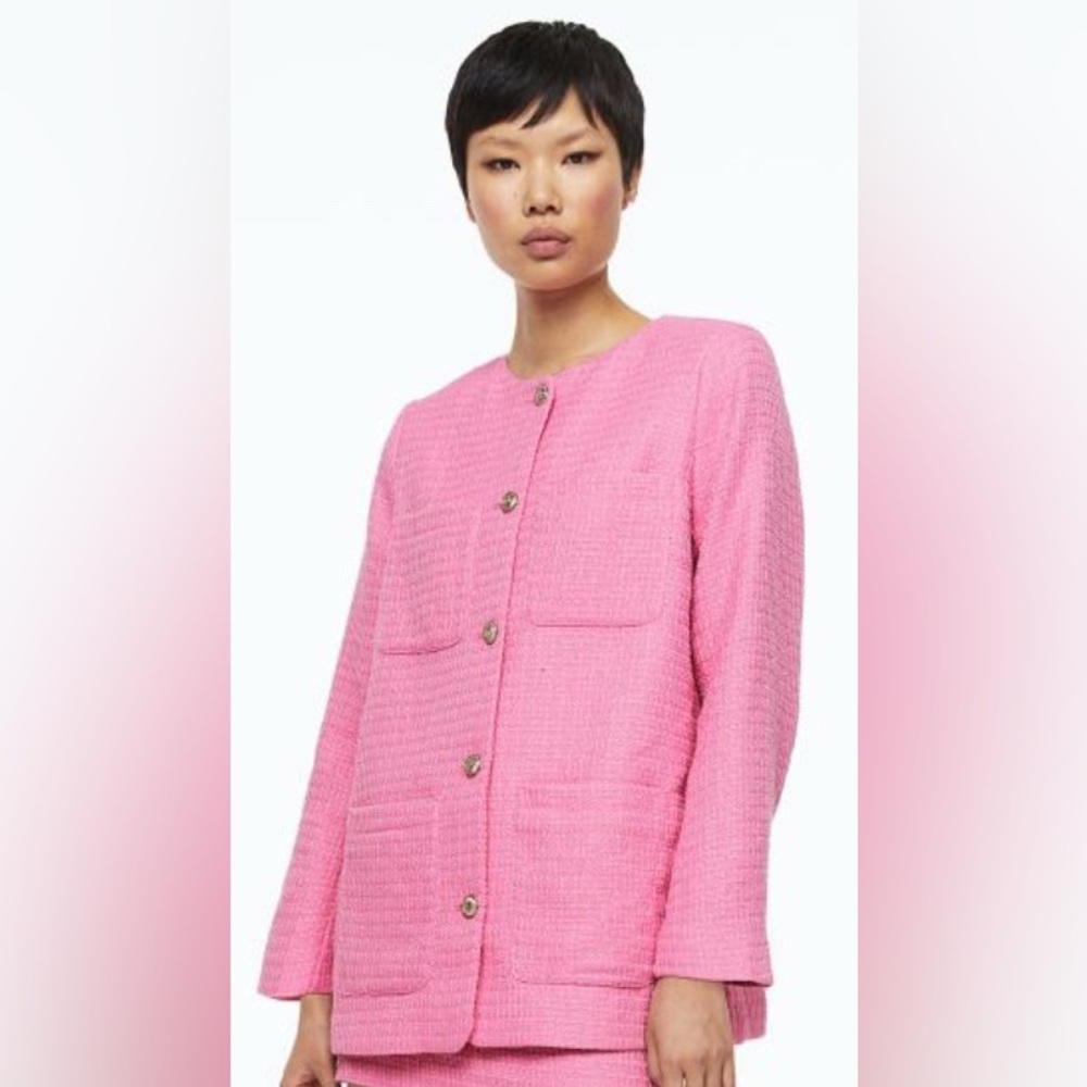 H&M Boucle Button down Blazer/Jacket